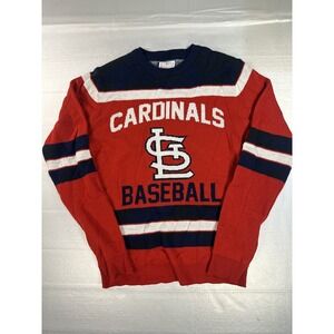 St Louis Cardinals MLB Genuine Merchandise Baseball Red Blue Sweater Size Medium